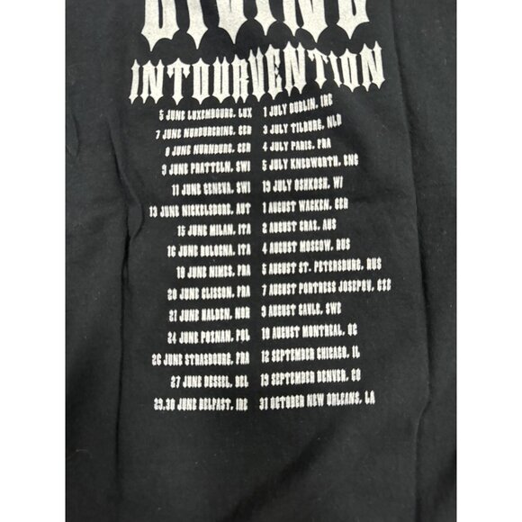 Vintage Y2K Slayer Divine Intourvention Band Tee Skull Bones Concert Tour Promo - Picture 12 of 16
